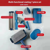 EZ 7PCS DIY Foam Paint Roller Set with Telescopic Rod - EZ Painting Tools