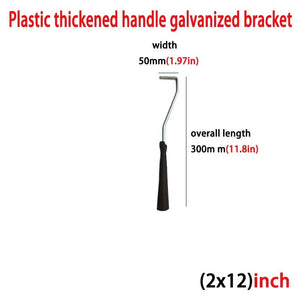 EZ Drum Wire Brush - 2 - inch & 4 - inch Cleaning Brush with Plastic Handle - EZ Painting Tools