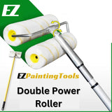 Double-Head Paint Roller- 2 x Power - EZ Painting Tools